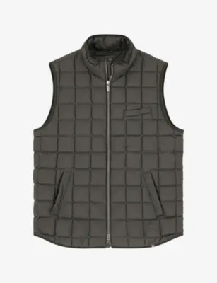 BOGGI MILANO Quilted Goose-Down Gilet
