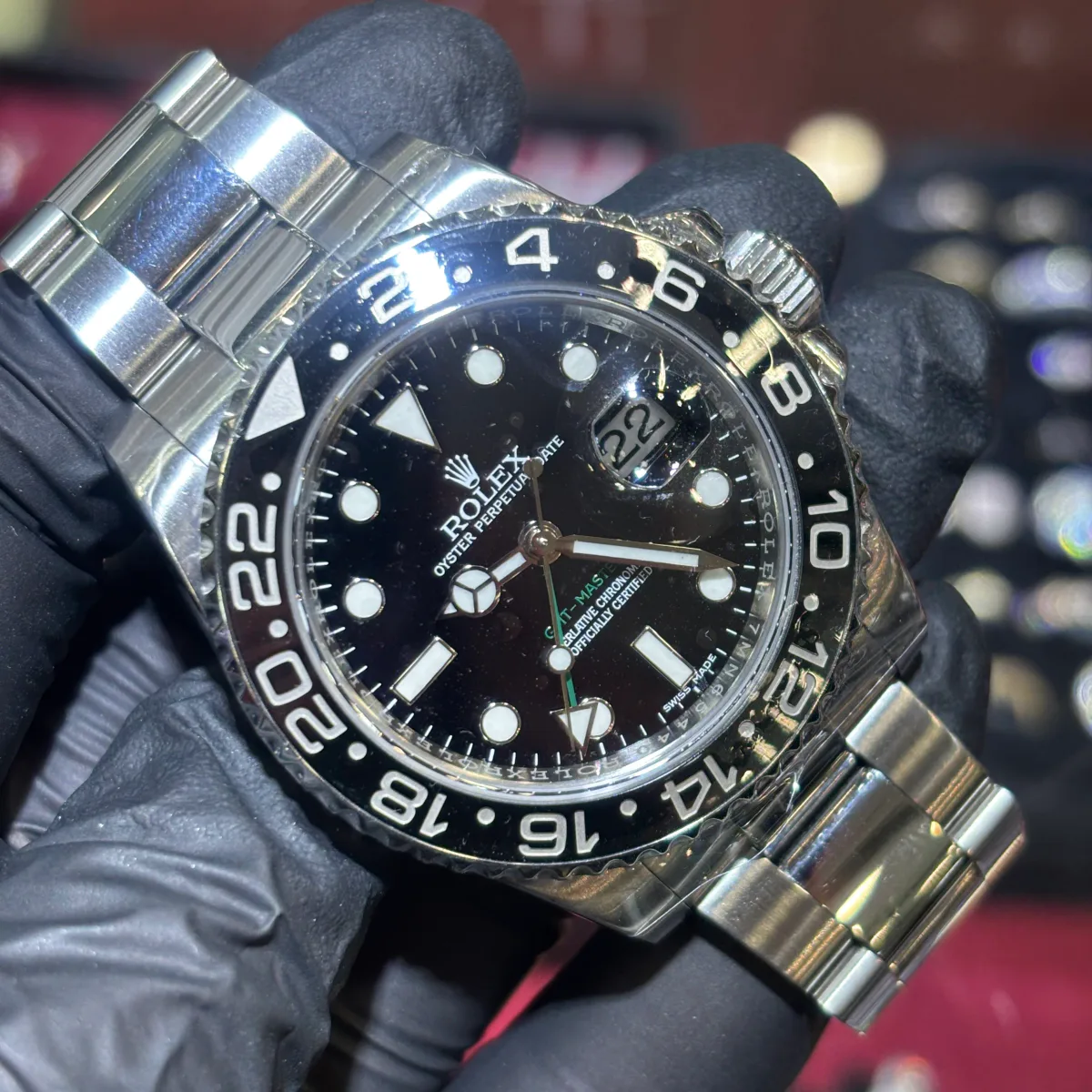 ANKUR - For Him WATCHES 2015 Rolex GMT-Master II 40mm | Oystersteel | Black Dial – Watch