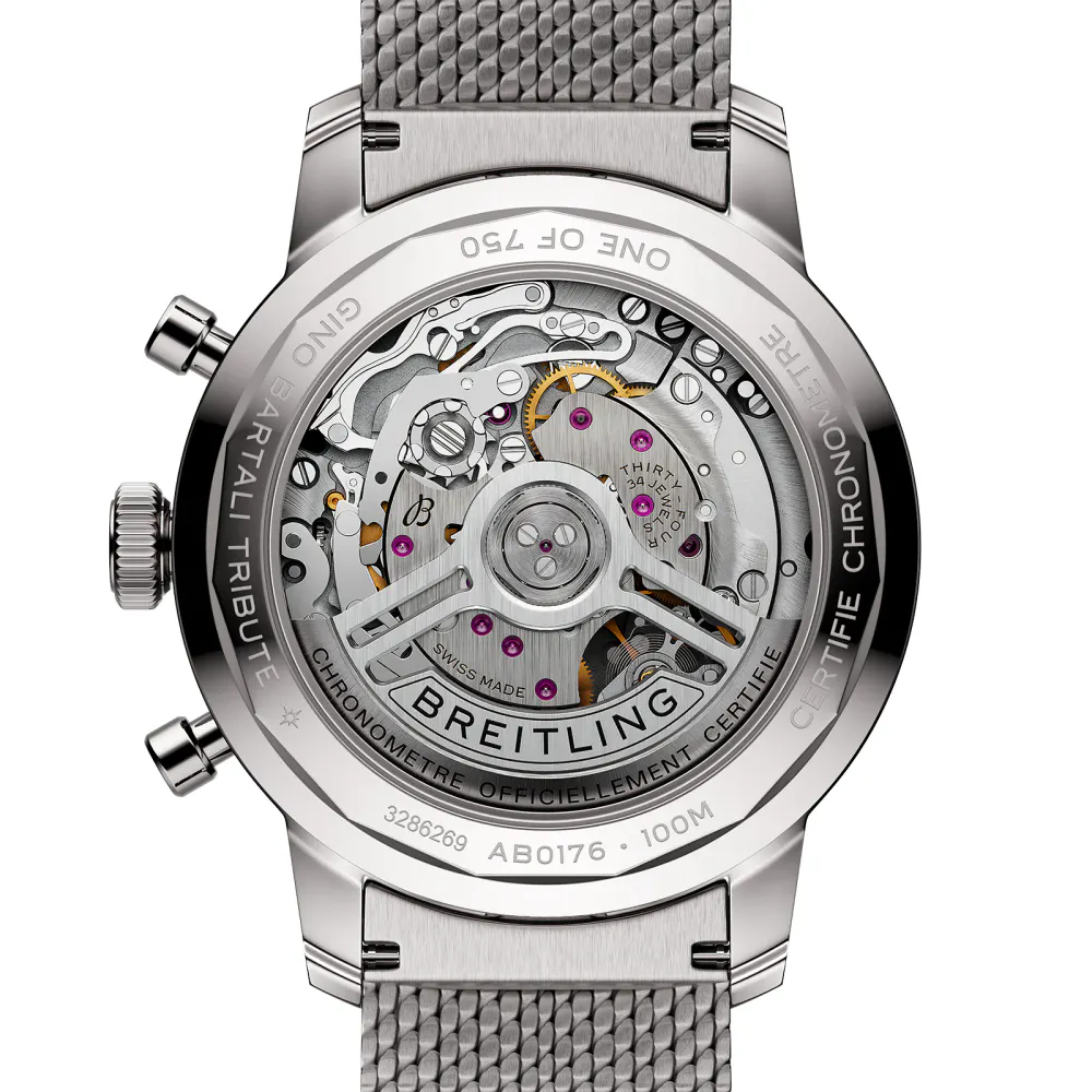Breitling Top Time B01 Gino Bartali 41mm Mens Watch Stainless Steel detail 2