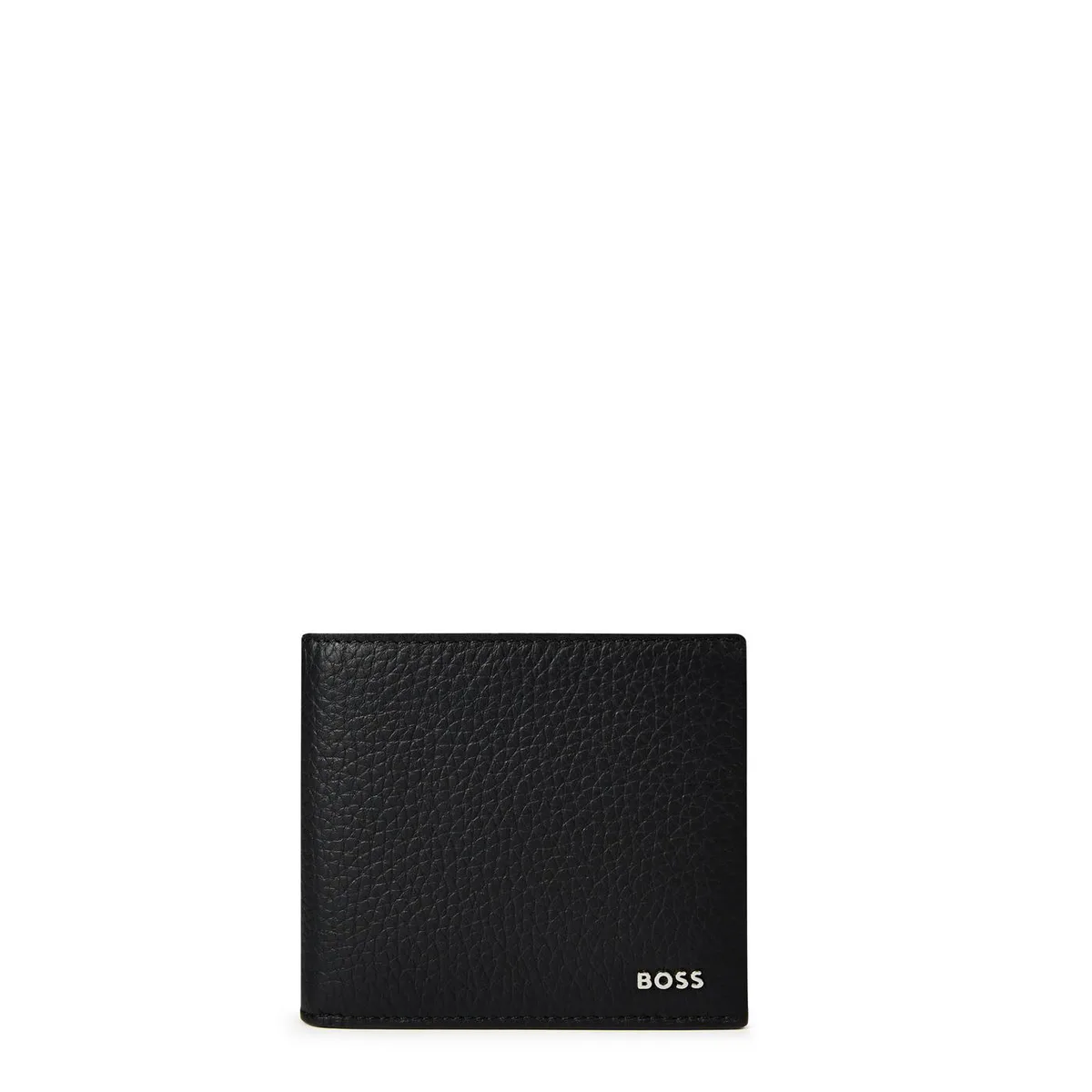 Boss Men's Crosstown Textured Leather Wallet in Black 001 – Accessories