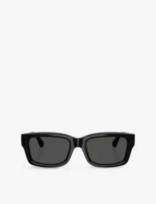 BURBERRY BE4443 Rectangle-Frame Acetate Sunglasses