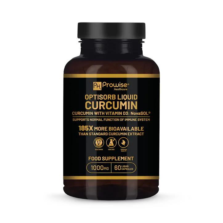 Prowise Healthcare Optisorb Liquid Curcumin with Vitamin D - 60 Liqcaps – Vitamins & Supplements > Vitamins > Vitamin D