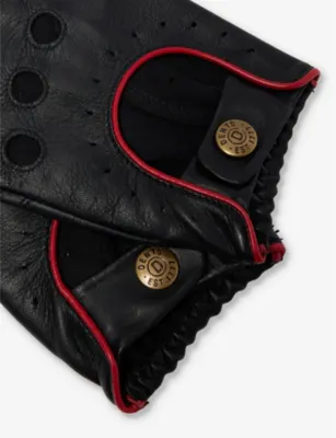 DENTS Silverstone touchscreen leather driving gloves - L detail 2