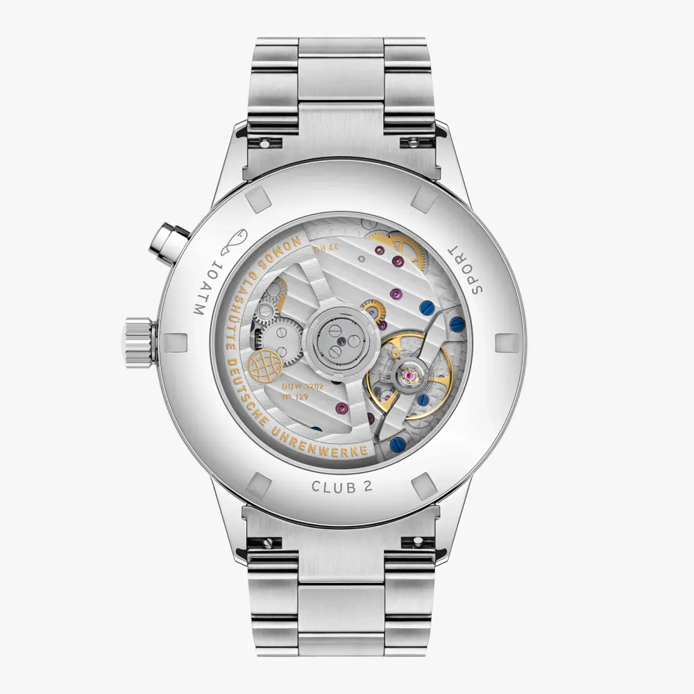 NOMOS Glashutte Club Sport Neomatik Worldtimer 40mm Mens Watch Blue in Blue, additional product view 2