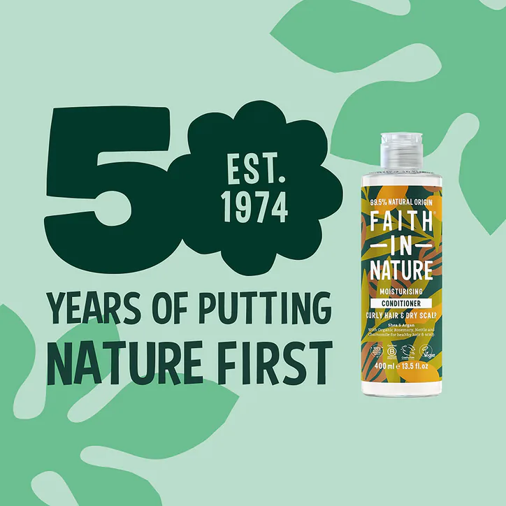 Faith in Nature Conditioner for Curly Hair Shea & Argan 400ml detail 2