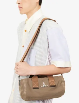 VIVIENNE WESTWOOD Paul Cylinder Canvas Cross-Body Bag detail 3