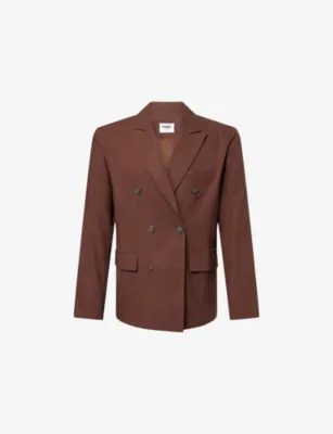 NOBL Dante Double-Breasted Linen Blazer