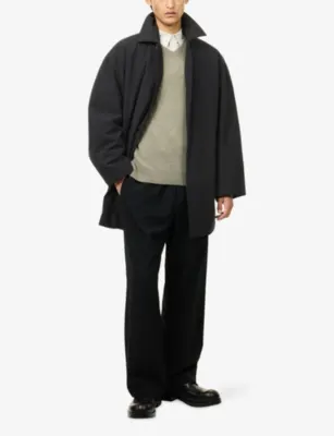 THE ROW Verna Mid-Length Cotton Coat detail 2