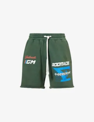 GODMADE Speed Logo-Print Cotton-Jersey Shorts