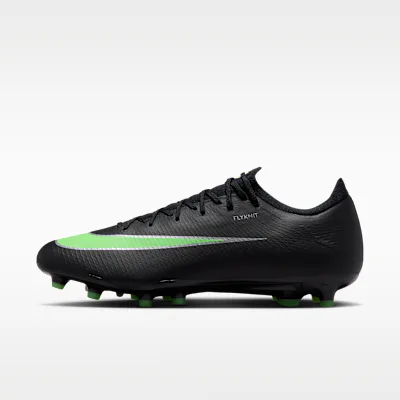 Nike Mercurial Vapor 17 Pro Artificial-Grass Low-Top Football Boots - Black/Black/Illusion Green