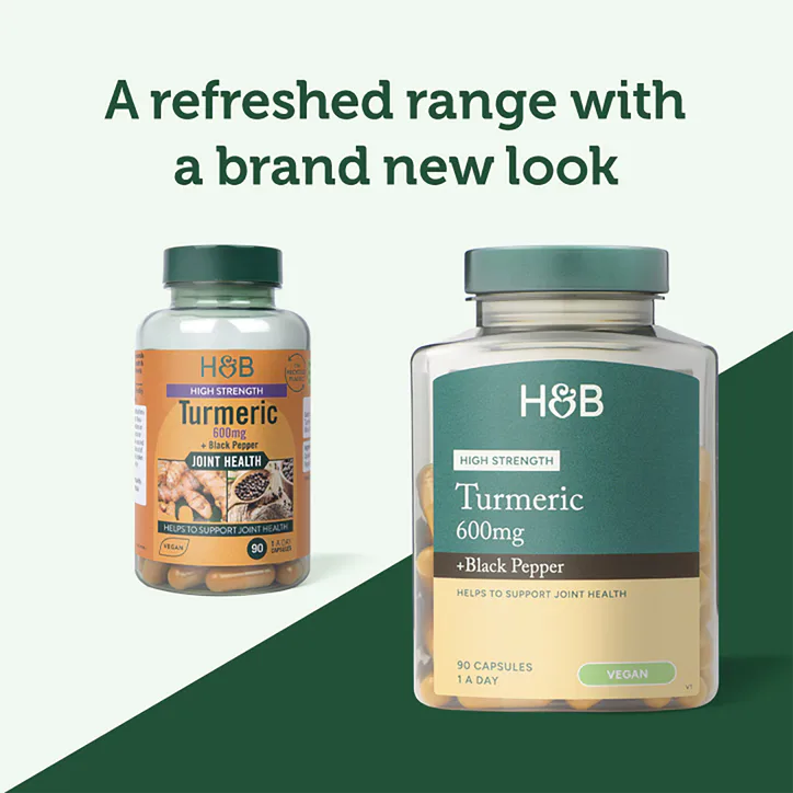 For Him High Strength Turmeric 600mg with Black Pepper 90 Capsules, additional product view 3
