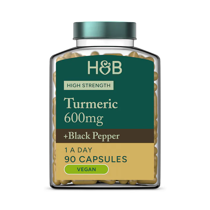 For Him High Strength Turmeric 600mg with Black Pepper 90 Capsules