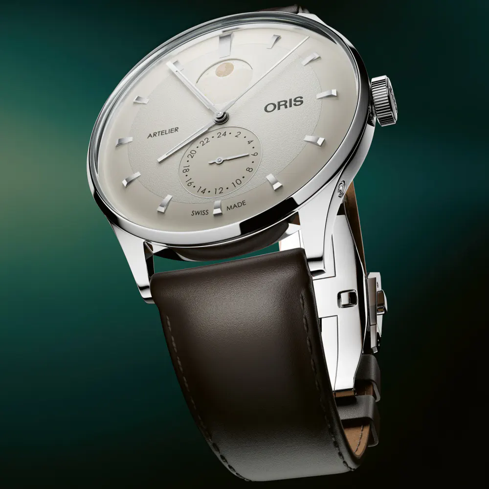 Oris Artelier Complication 39.5mm Mens Watch White in White, additional product view 2
