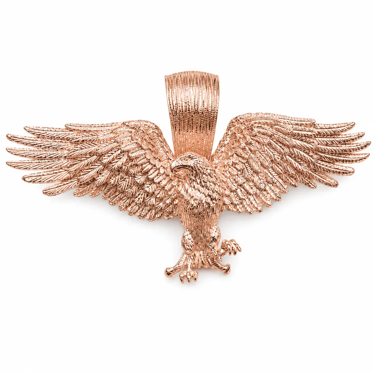RINA - For Him FACTORY For Him 14K Gold Eagle Pendant 66355 in Rose Gold – Pendant