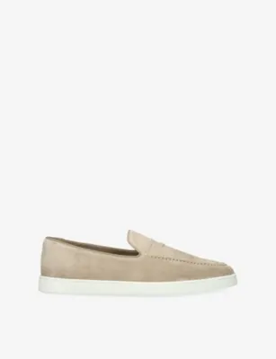 CHURCH'S Peebles Suede Loafers - EUR 42 / 8 UK MEN in Beige – Mens | Loafers