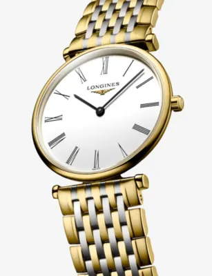 LONGINES L4.512.2.11.7 La Grande Classique Stainless-Steel And Yellow PVD Quartz Watch detail 2