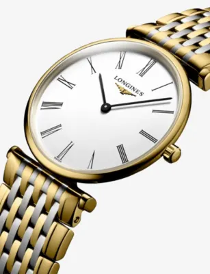 LONGINES L4.512.2.11.7 La Grande Classique Stainless-Steel And Yellow PVD Quartz Watch detail 3