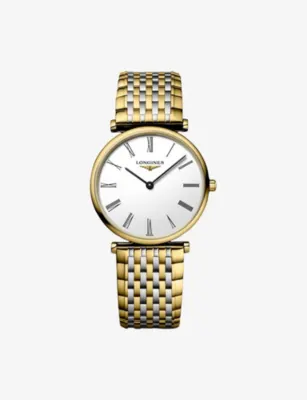 LONGINES L4.512.2.11.7 La Grande Classique Stainless-Steel And Yellow PVD Quartz Watch