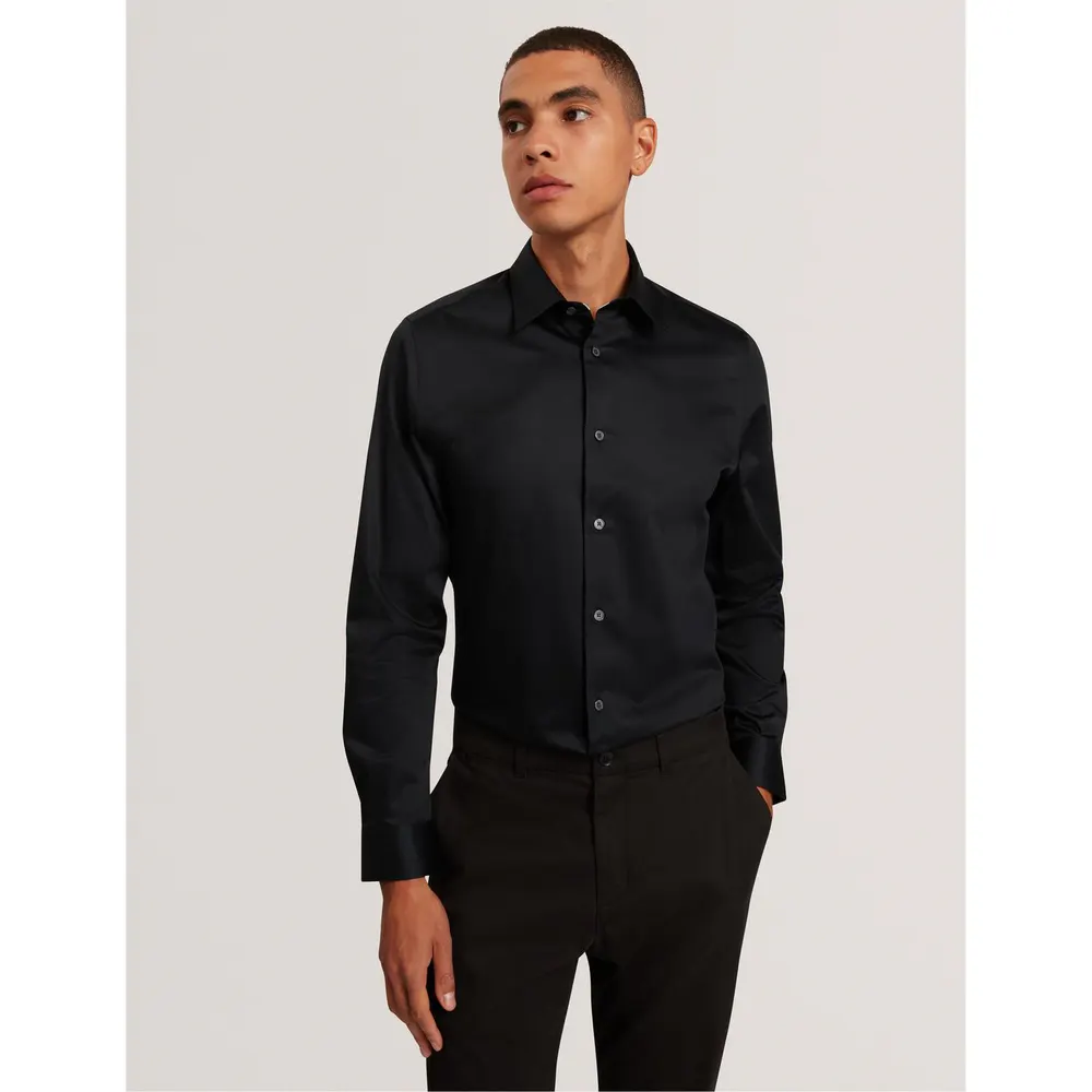 Ted Baker Mens Long-Sleeve Cotton Shirt detail 3