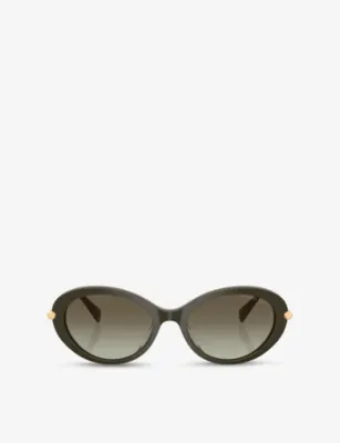 MICHAEL KORS MK2245U Rockaway Oval-Frame Acetate Sunglasses