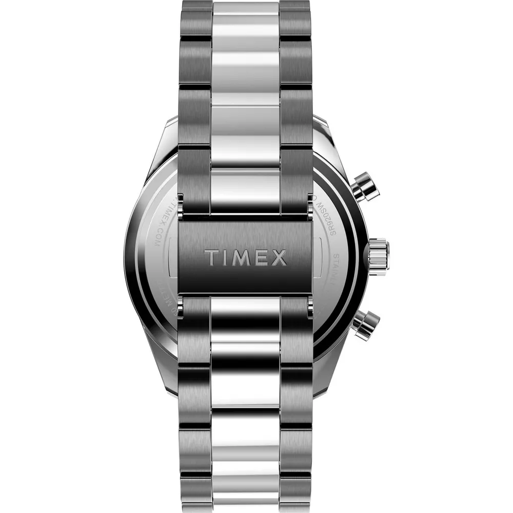 Timex Men's Trend Chrono Analogue Quartz Watch in Silver/Blue, additional product view 3