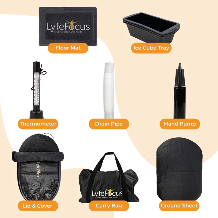Lyfe Focus LyfeFocus Ice Bath 120cm Black Top, additional product view 2