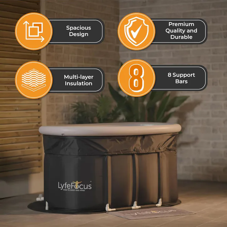 Lyfe Focus LyfeFocus Ice Bath 120cm Black Top, additional product view 3