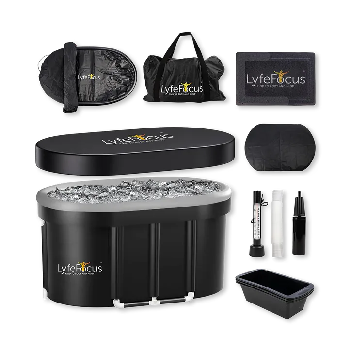 Lyfe Focus LyfeFocus Ice Bath 120cm Black Top – Active Nutrition > Sports Accessories > Fitness Equipment