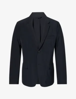 EMPORIO ARMANI Single-Breasted Stretch-Woven Travel Blazer