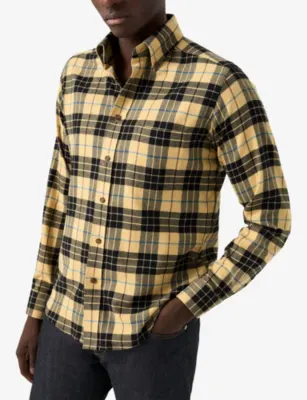 ETON Checked Casual-Fit Cotton-Flannel Shirt - XXXXXL detail 3