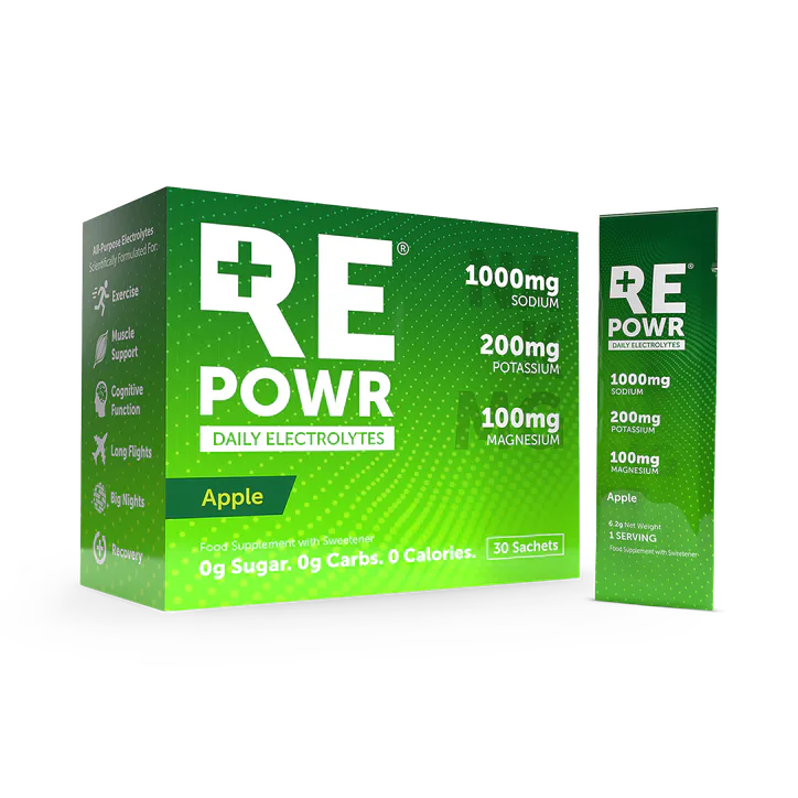 REPOWR Daily Electrolytes Apple 30 Sachets