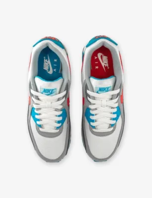 For Him Air Max III Leather and Mesh Trainers - 10 in COOL GREY INFRARED 23 LI, additional product view 2