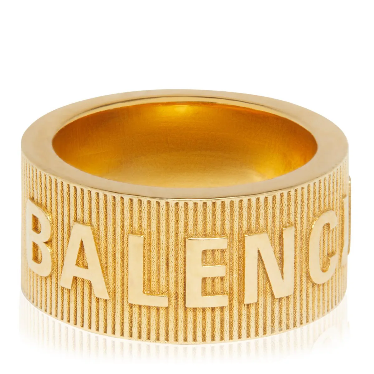 Balenciaga Force Striped Ring