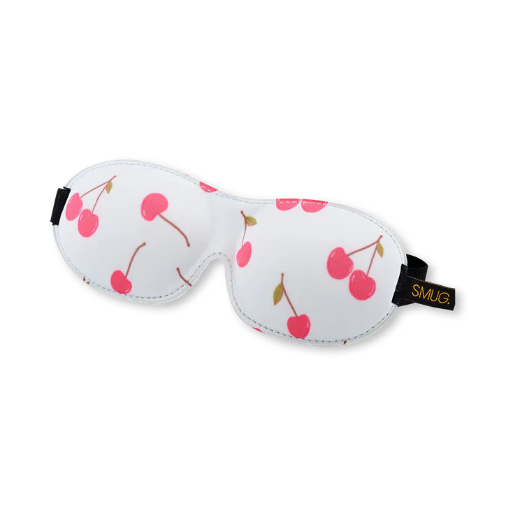 Smug Contoured Sleep Mask Blue Cherries
