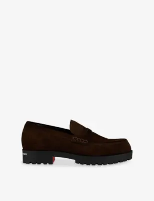 CHRISTIAN LOUBOUTIN Cavavin Suede Derby Shoes - EUR 41 / 7 UK MEN in COSME – Mens | Smart shoes | Derby shoes