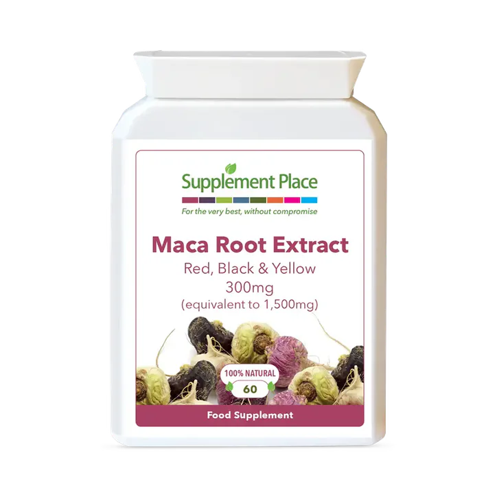 Supplement Place Maca Root Extract | Equiv. to 1,500mg | 60 Capsules