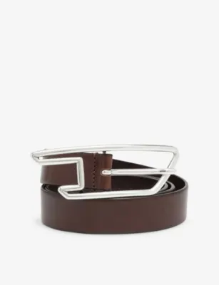 DIESEL D-Logo Buckle Leather Belt - 30 detail 3