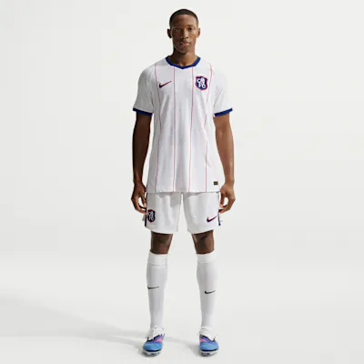 Nike Chelsea F.C. 2026/27 Stadium Third Men's Nike Dri-FIT Football Replica Shorts - White/Rush Blue/Global Red/Rush Blue