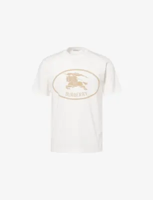 BURBERRY Knight Stamp Cotton-Jersey T-Shirt