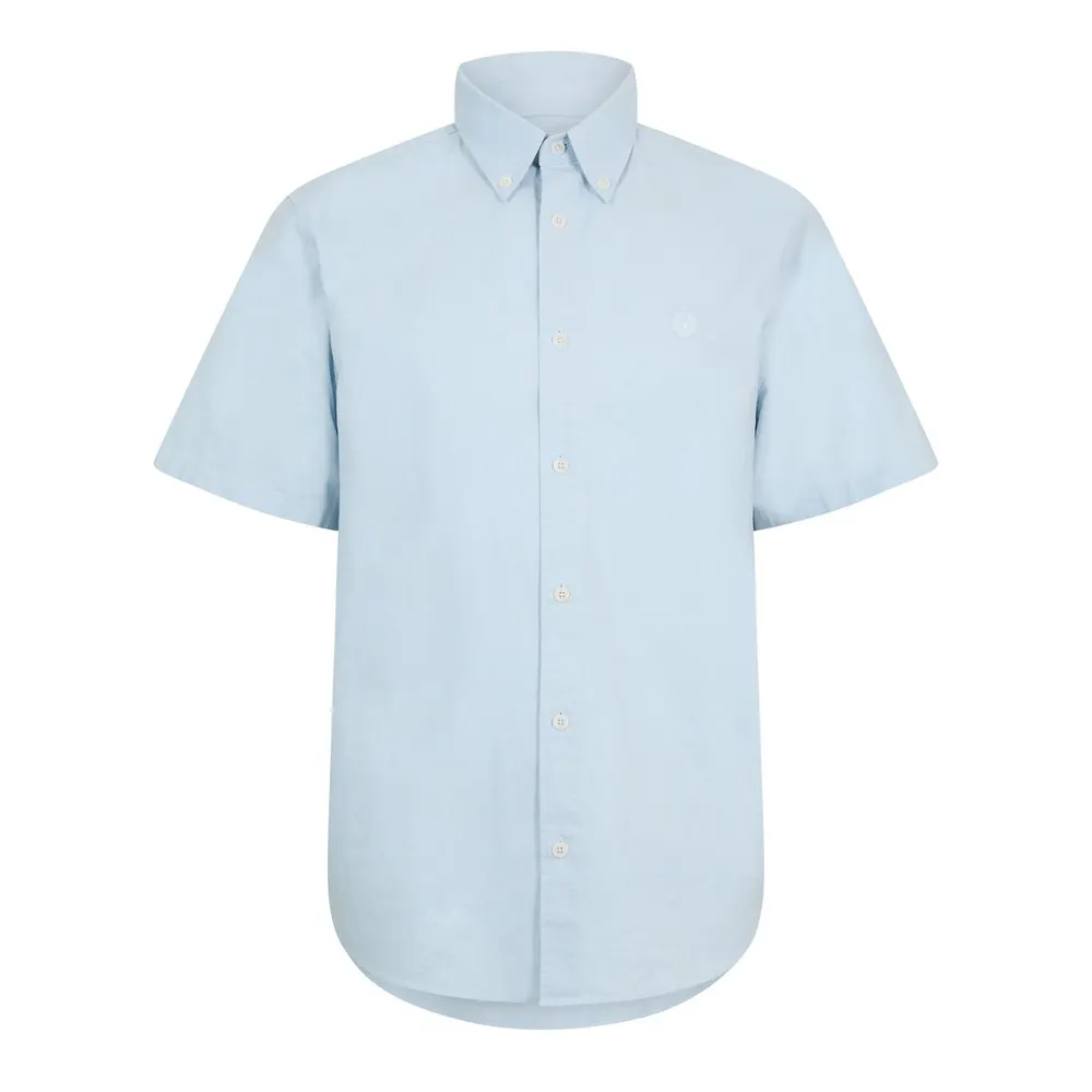 Belstaff Men's Short Sleeve Plain Shirt