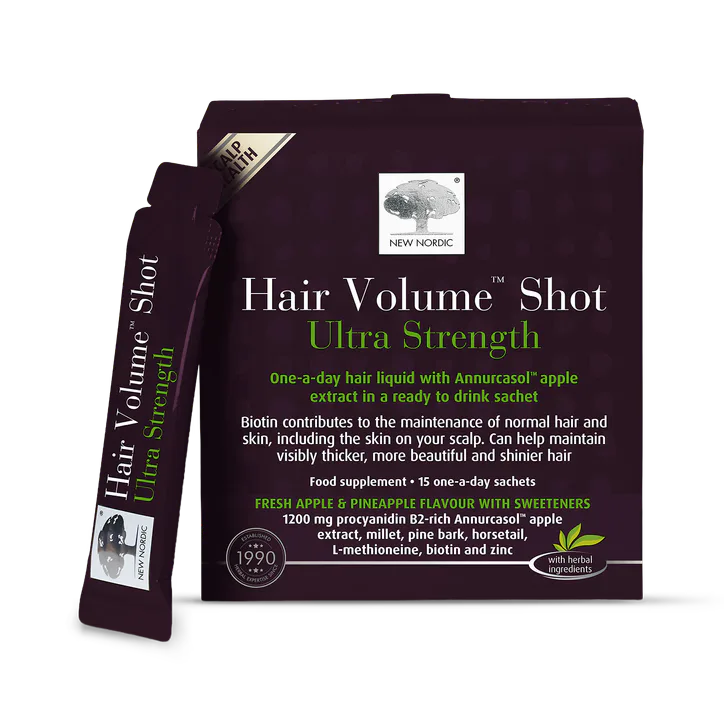 New Nordic Hair Volume Shot Apple and Pineapple 15 Sachets