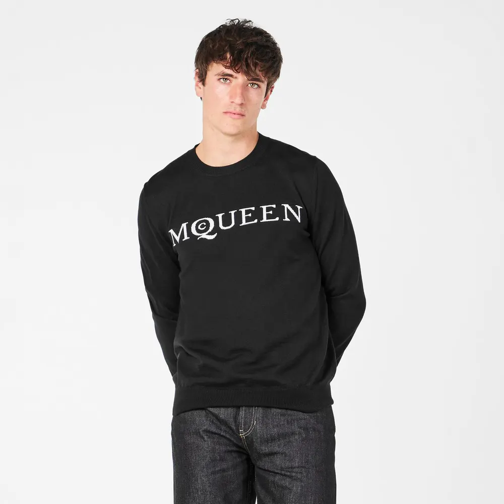 Alexander McQueen Men's Crew Neck Jumper detail 3