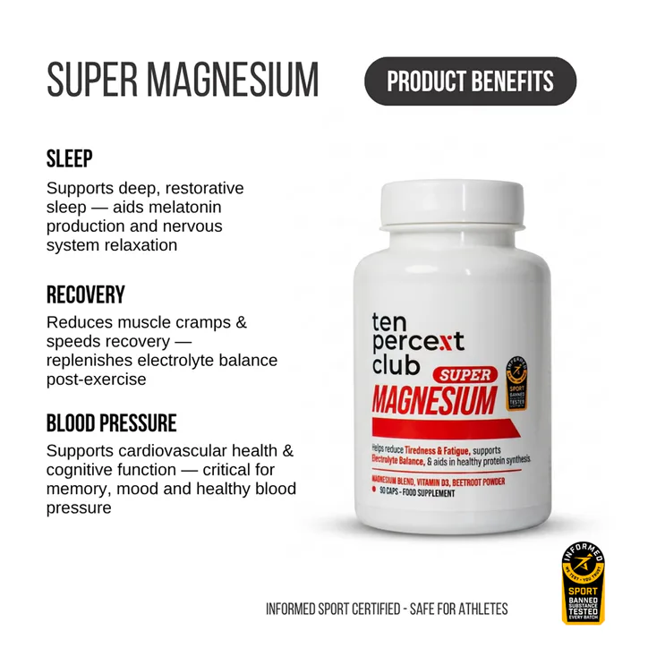 The Ten Percent Club Super Magnesium 90 Capsules, additional product view 3