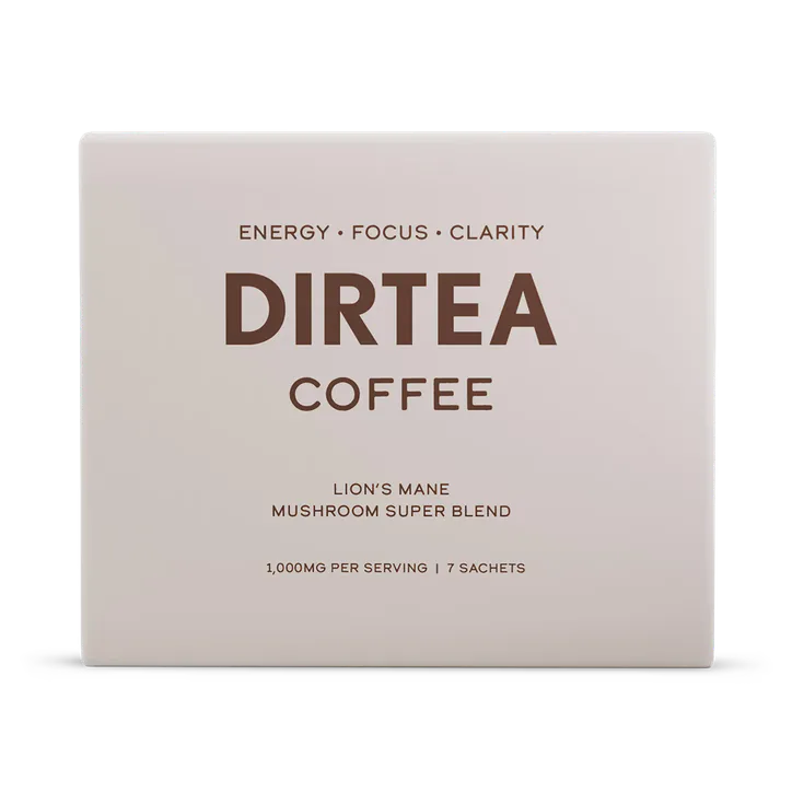 DIRTEA Coffee Lion's Mane Mushroom Super Blend 7x Sachets