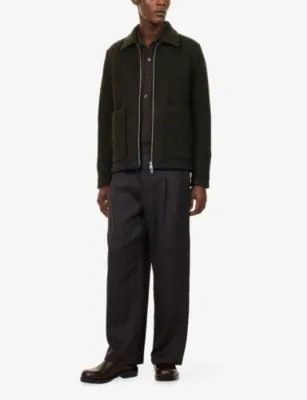 NN07 Gael Patch-Pocket Wool-Blend Jacket detail 2