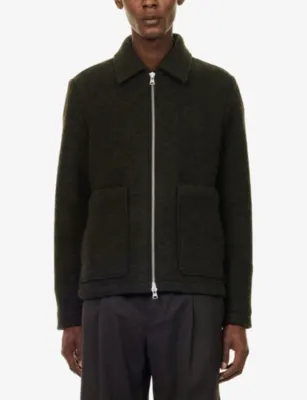 NN07 Gael Patch-Pocket Wool-Blend Jacket detail 3