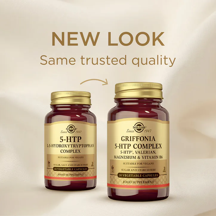 Solgar Griffonia 5-HTP Complex 30 Vegetable Capsules detail 2