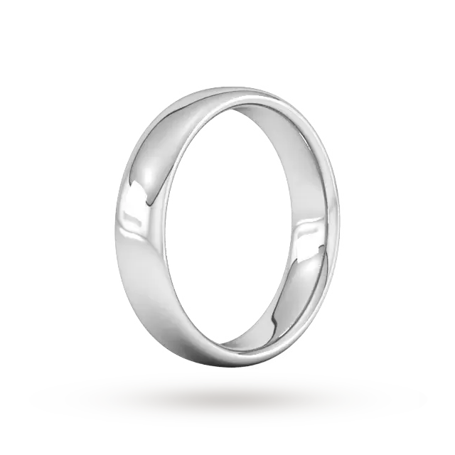 For Him 5mm Slight Court Heavy Wedding Ring In 18 Carat Yellow Gold, additional product view 2