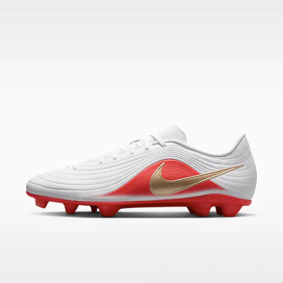 Nike Tiempo Maestro Club Multi-Ground Low-Top Football Boots - White/Bright Crimson/Blur