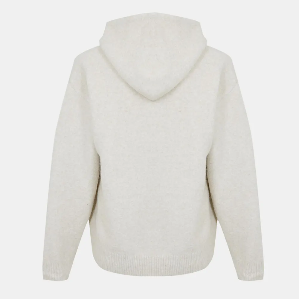 The Couture Club Mens Fluffy Knit Zip Hoodie detail 2